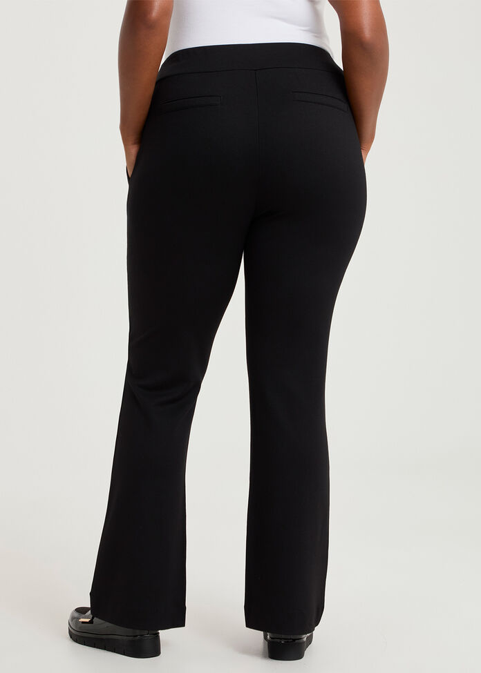 Tall Bootleg Natural Ponte Pant, , hi-res