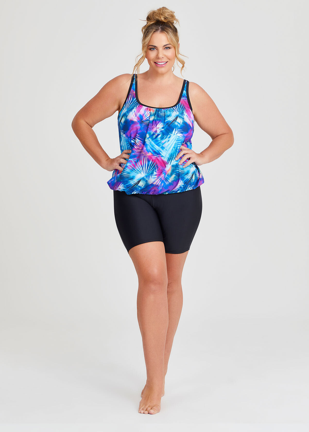 Plus size swim shorts and tops deals
