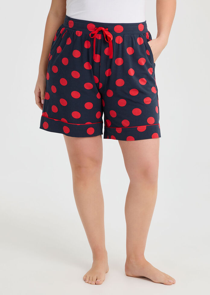 Modal Spot Pyjama Short, , hi-res