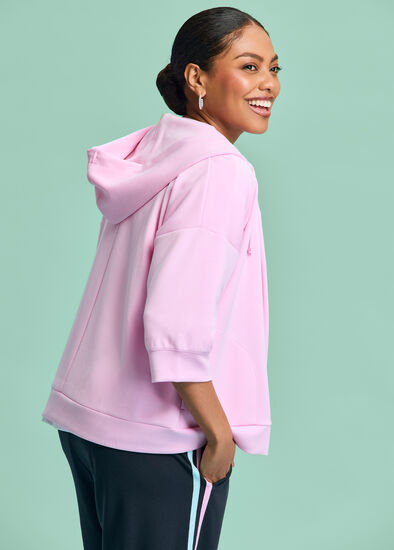 Plus Size Luxe Touch Zip Thru Hoodie