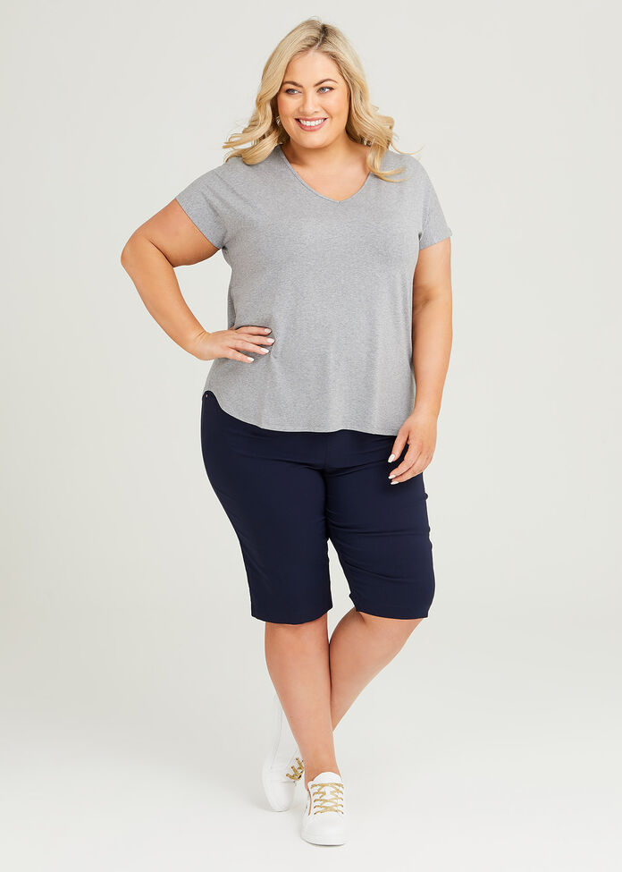 Natural Everyday V-neck T-Shirt, , hi-res