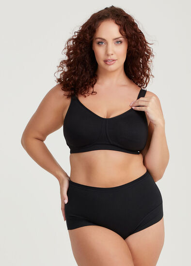 Plus Size Wirefree Cotton Everyday Bra