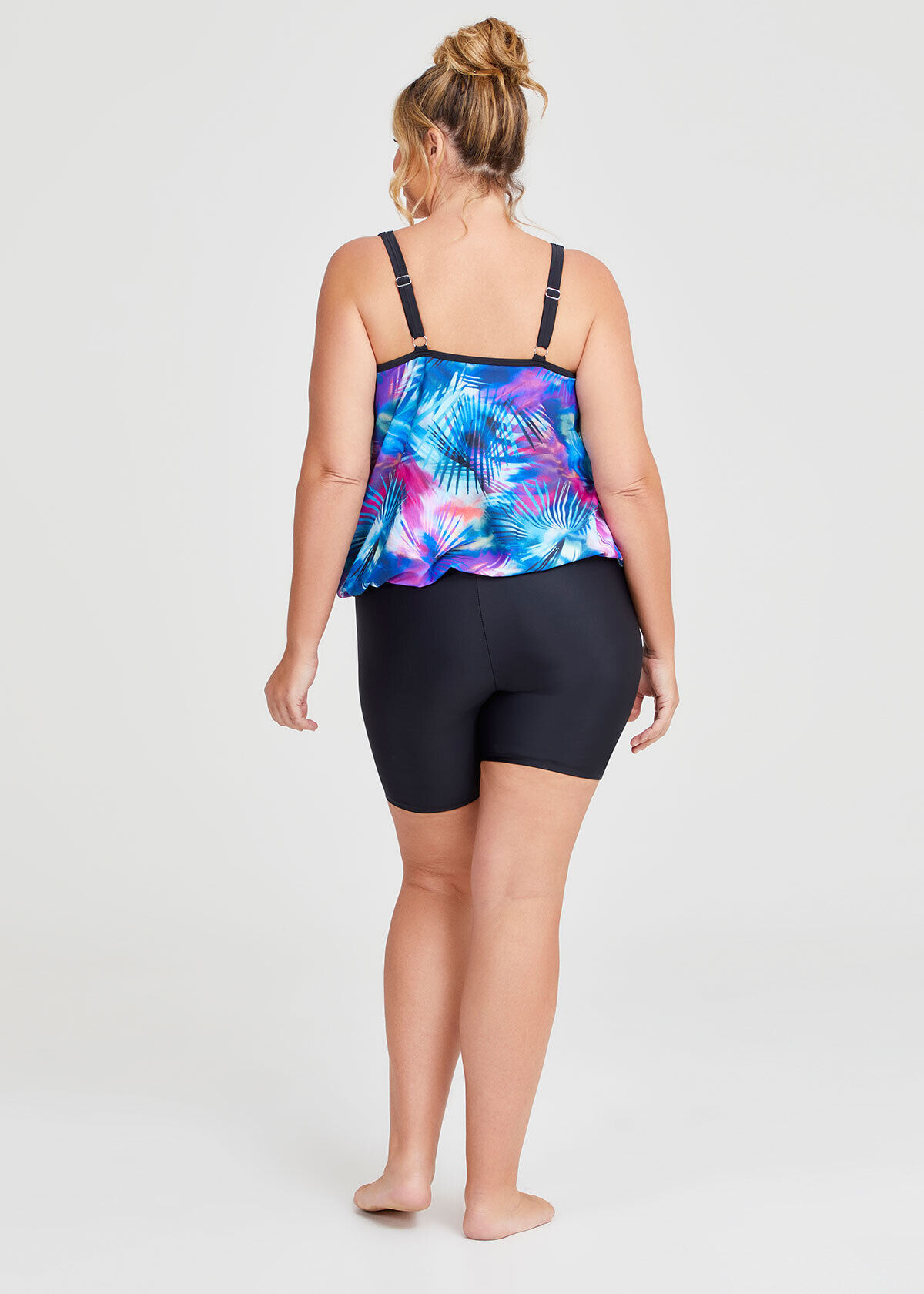 Plus size swimsuit with shorts cheap