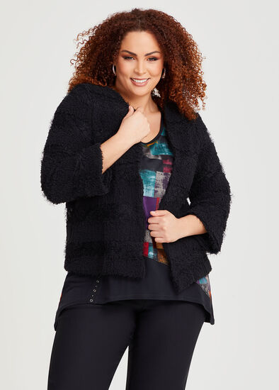 Plus Size Fringe Tassel Cardigan