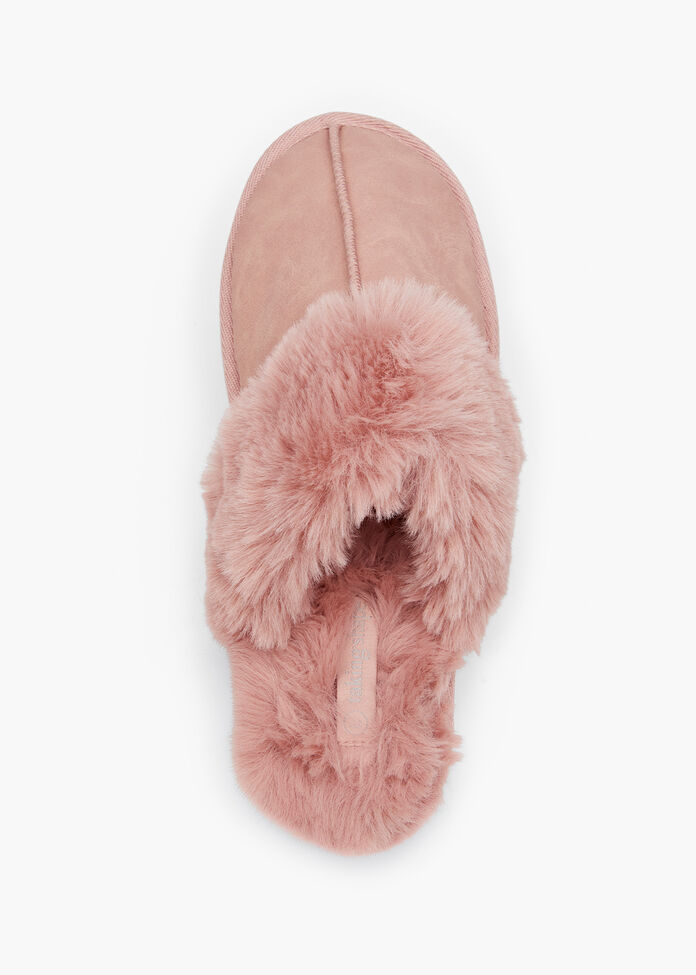 Fluffy Scuff Slipper, , hi-res
