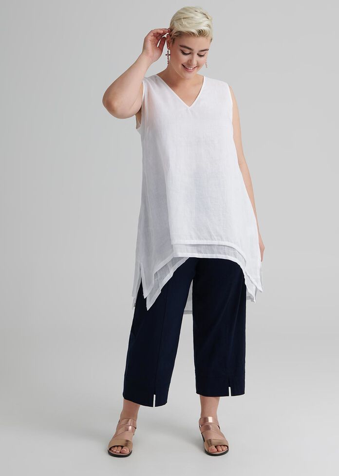 Linen Sebou Tunic, , hi-res