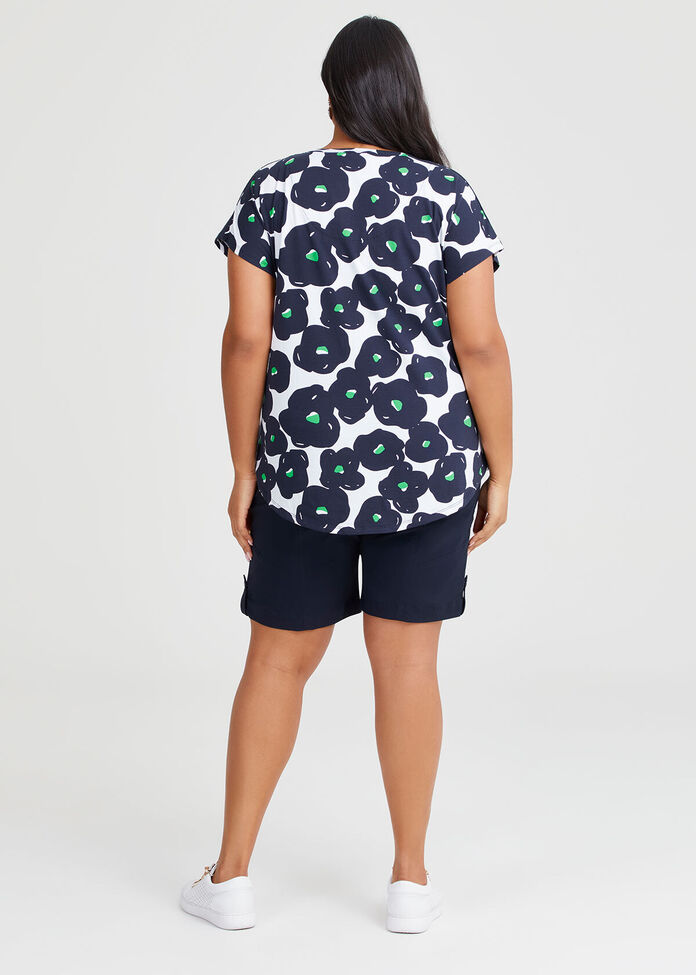Simply Love Full Size Flower Graphic Cotton Tee