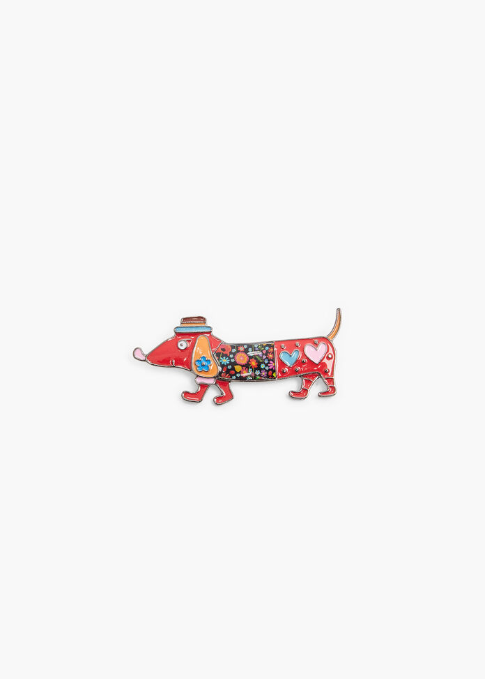 Dachshund Brooch, , hi-res