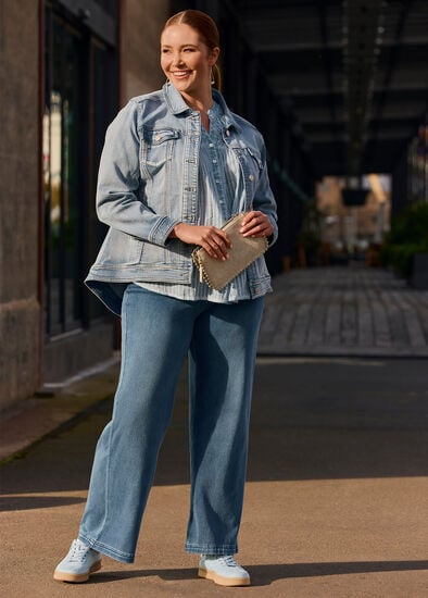 Plus Size The Signature Denim Jacket