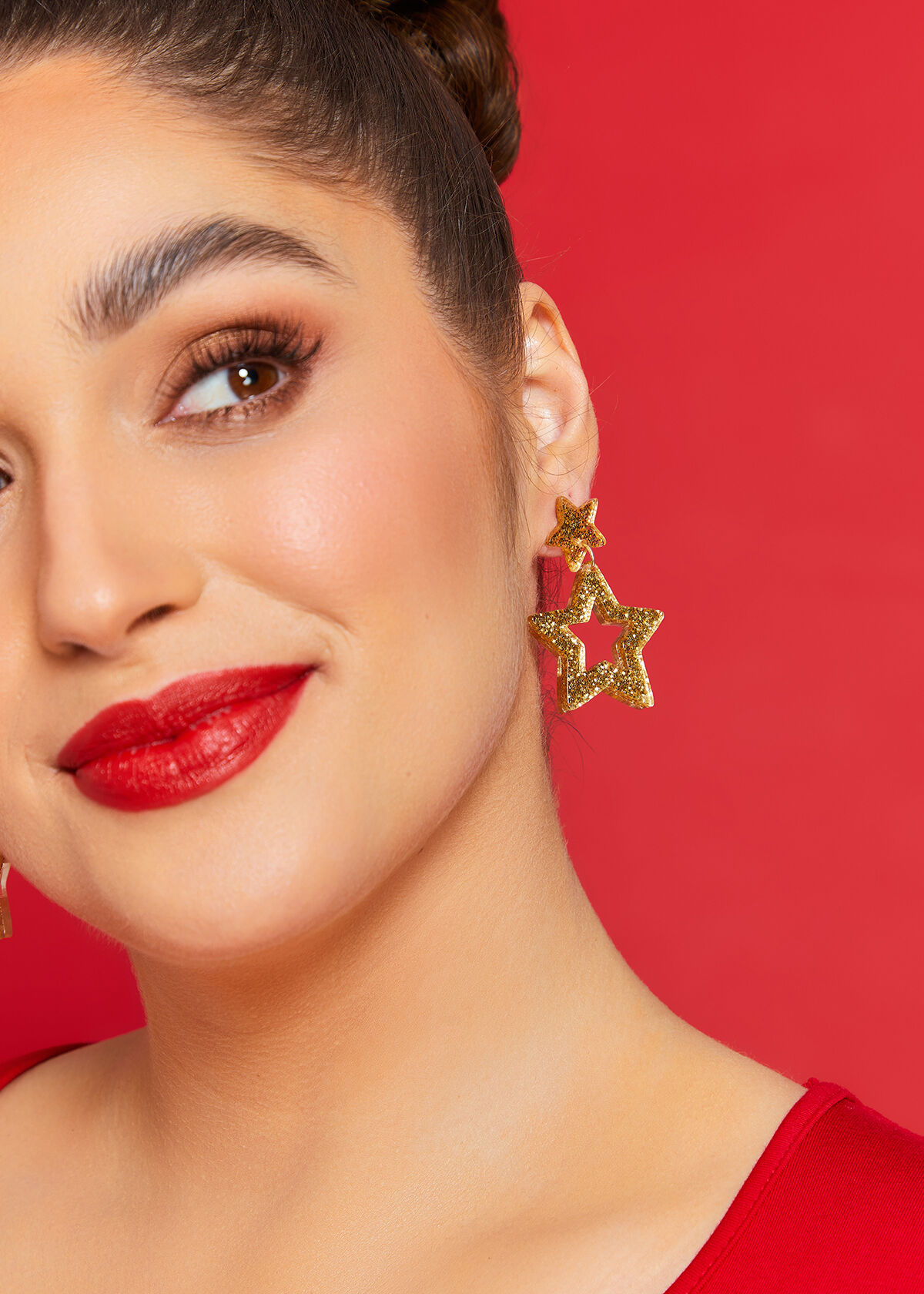 Christmas discount star earrings