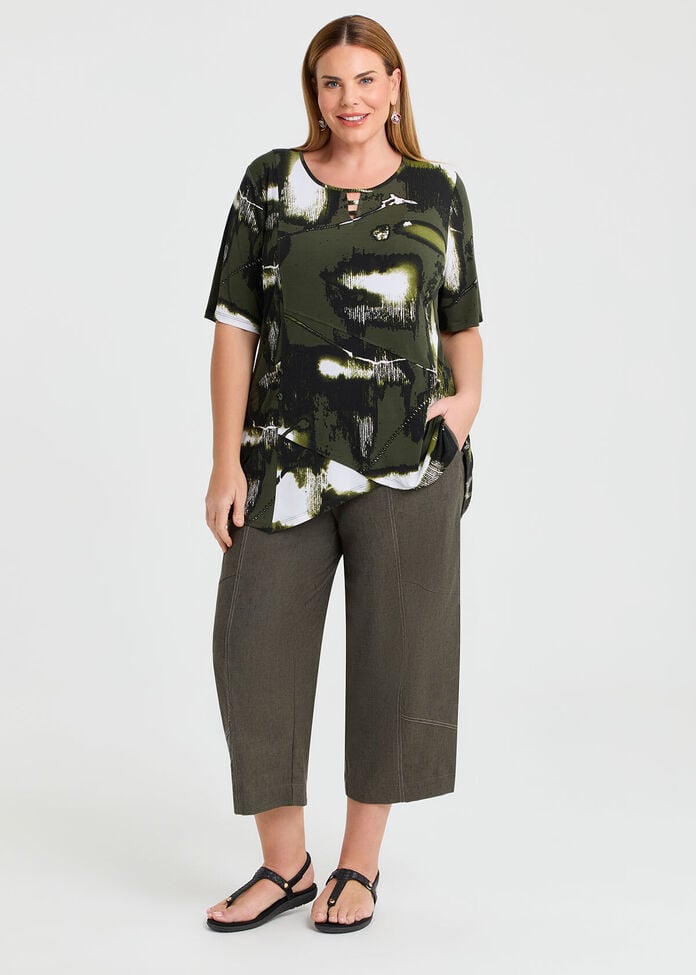 Amazon Keyhole Luna Top, , hi-res