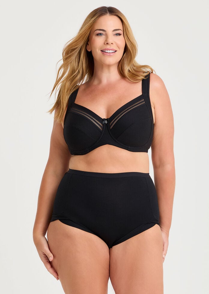 Underwire Cotton Everyday Bra, , hi-res