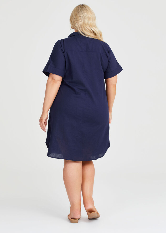 Linen Cotton Shirt Dress main image 1