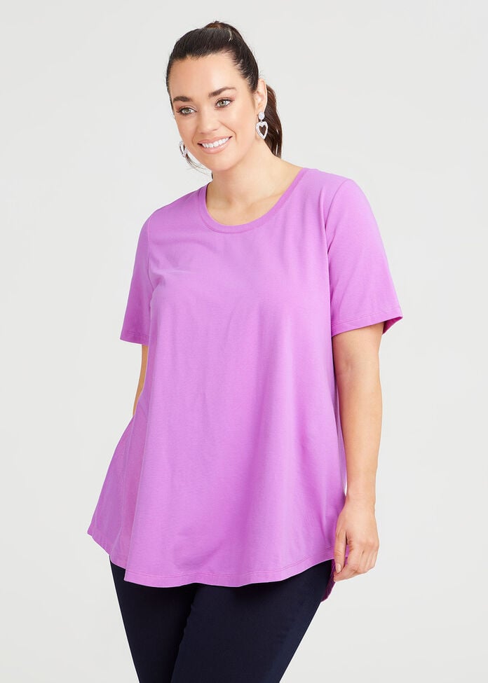 Organic Crew Swing Basic Tee, , hi-res