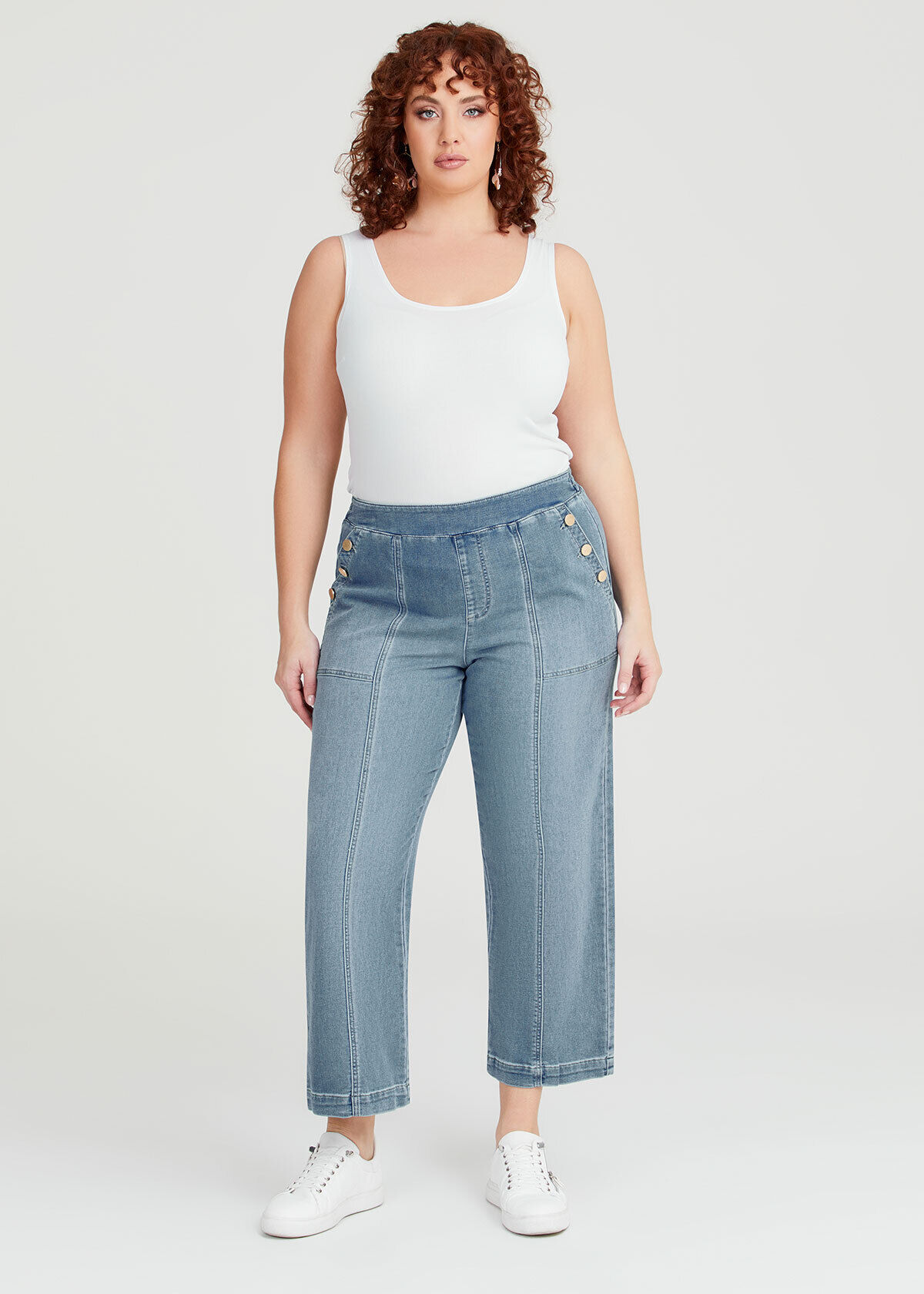 Plus size shop sailor jeans