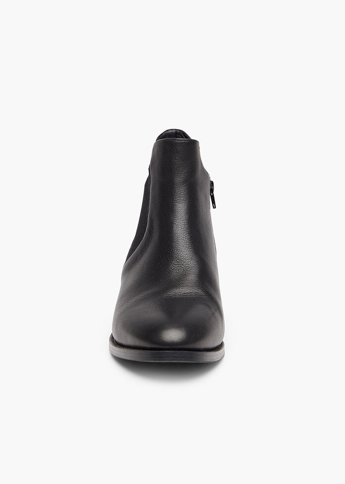 Orthotic Leather Ankle Boot, , hi-res