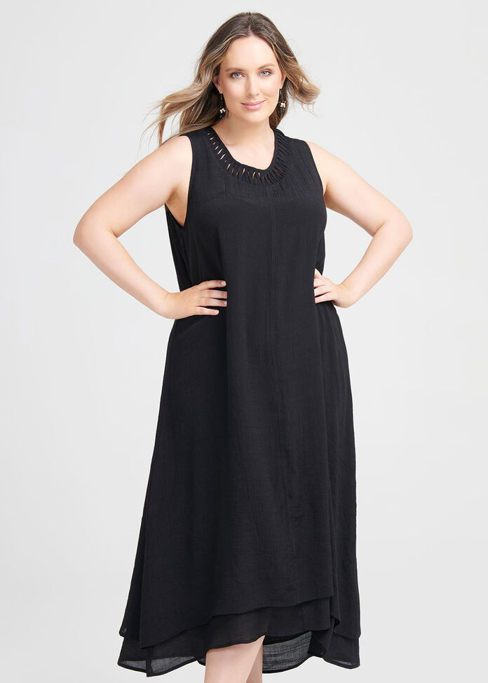 Shop Cross My Heart Maxi Dress in Black in sizes 12 to 30 | Taking Shape UK