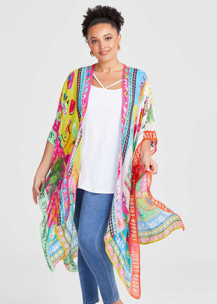 Nordic Kimono Cape