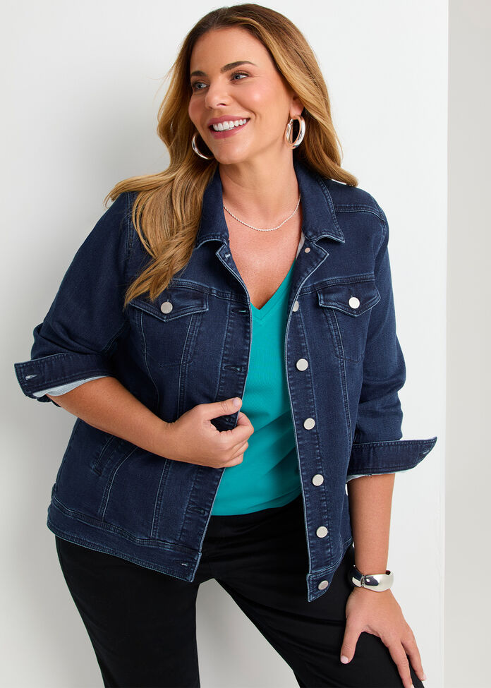 The Signature Denim Jacket, , hi-res