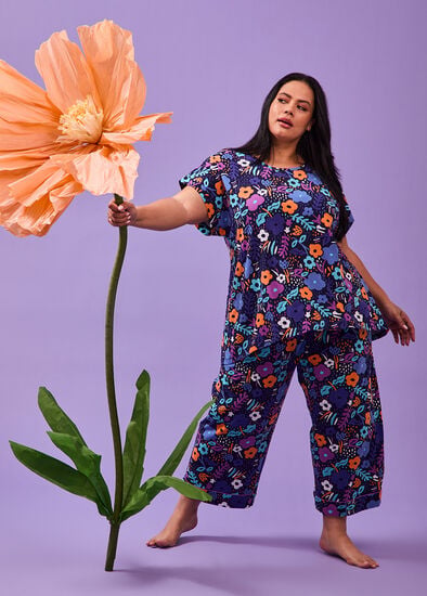 Plus Size Australian Cotton Petals Pj Pant