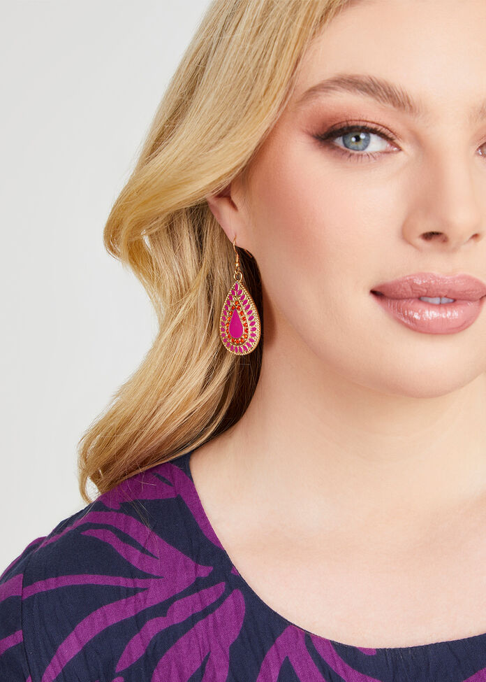 New Tear Drop Earrings, , hi-res