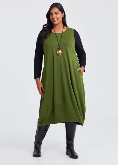 Plus Size Natural Halo Sleeveless Dress