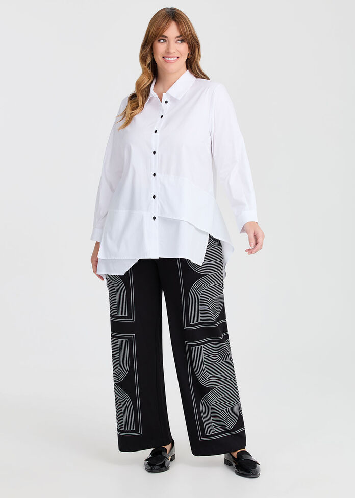 Cotton Stretch Mia Shirt, , hi-res