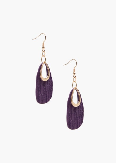 Plus Size Statement Oval Earrings