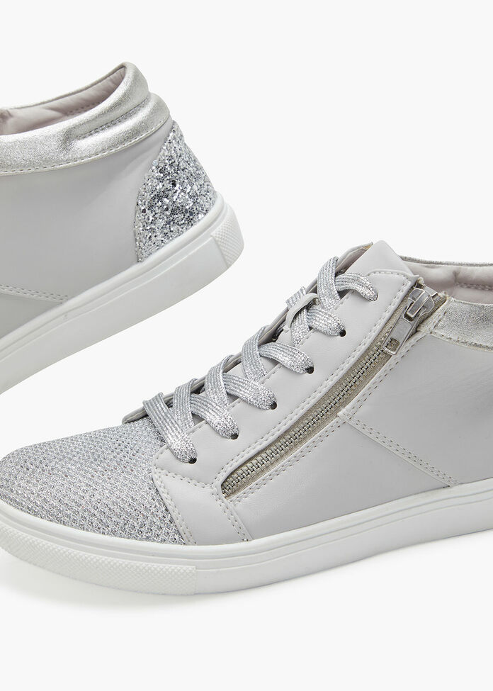 Shop Sparkle Sneaker Boot | Wide Fit Shoes | Taking Shape AU