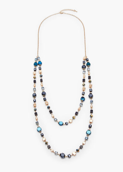 Crystal Layered Necklace