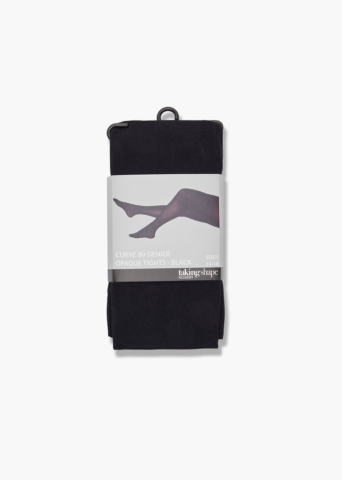 80 Denier Opaque Tights, , hi-res