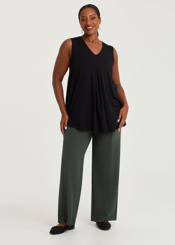 Swing Pleat Natural Tank, , hi-res