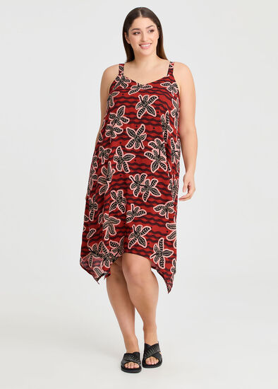 Plus Size Serengeti Handkerchief Dress