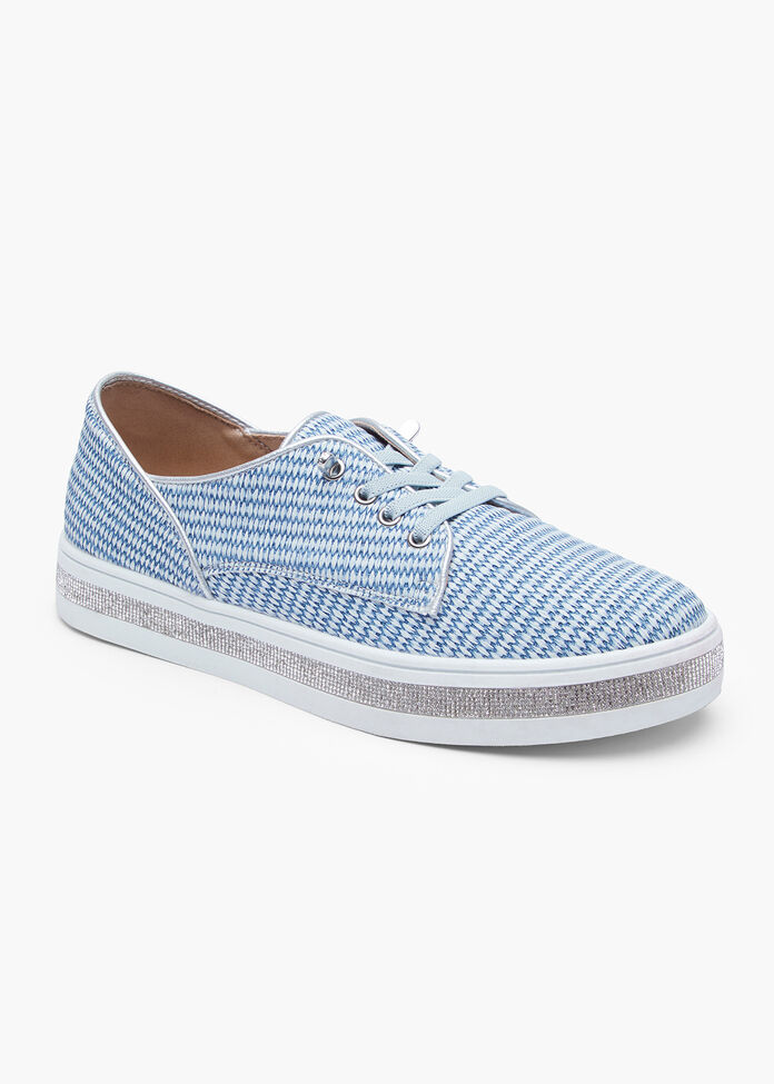 Woven Lace Up Derby, , hi-res