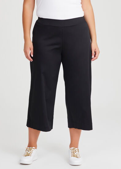 Plus Size City Wide Leg Crop Pant