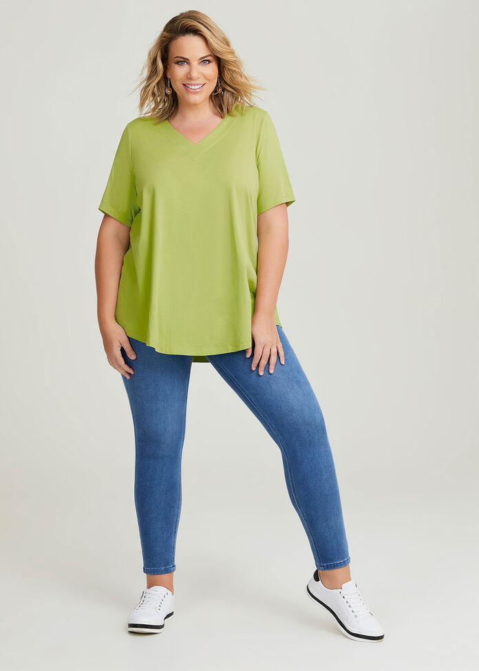 The Best Friend Denim Jegging, , hi-res