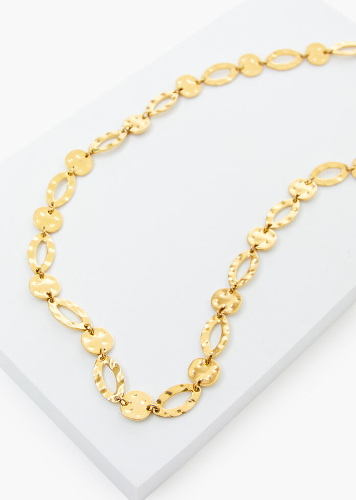 Premium Chain Detail Necklace, , hi-res