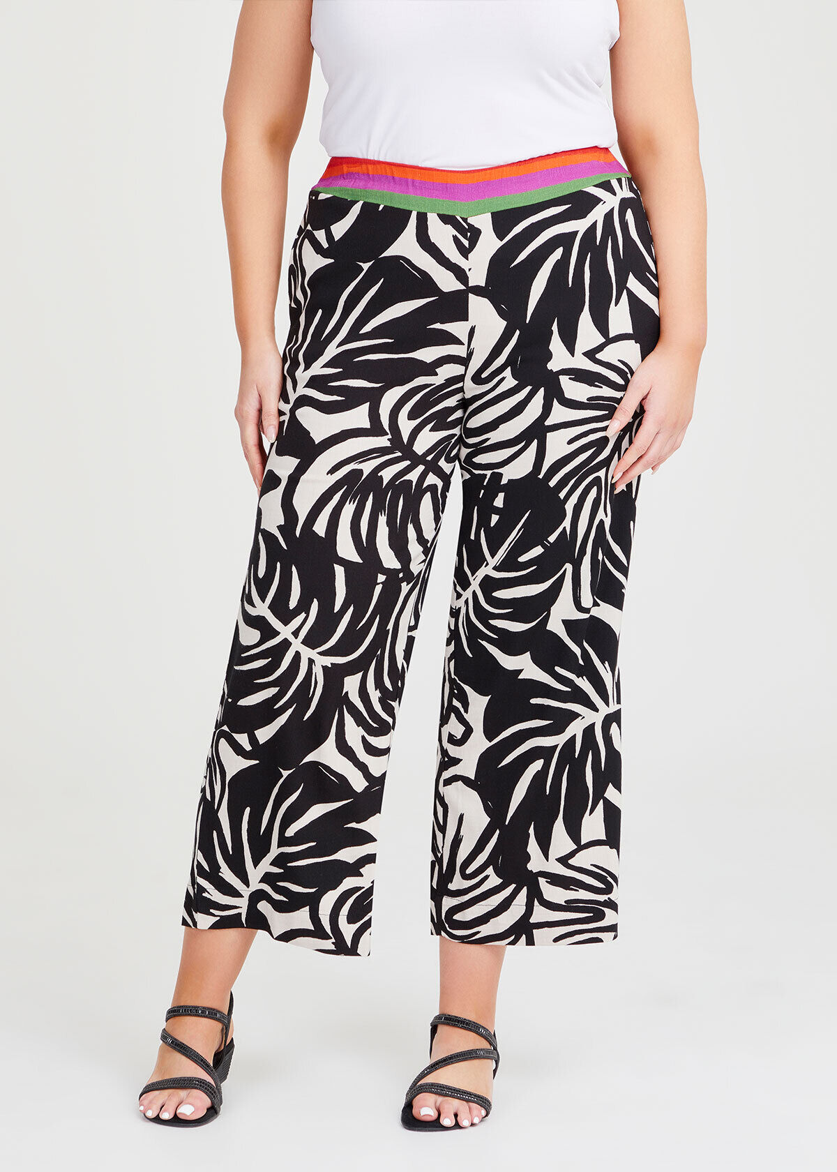 Plus Size Women s Culottes Wide Leg Pants Taking Shape AU