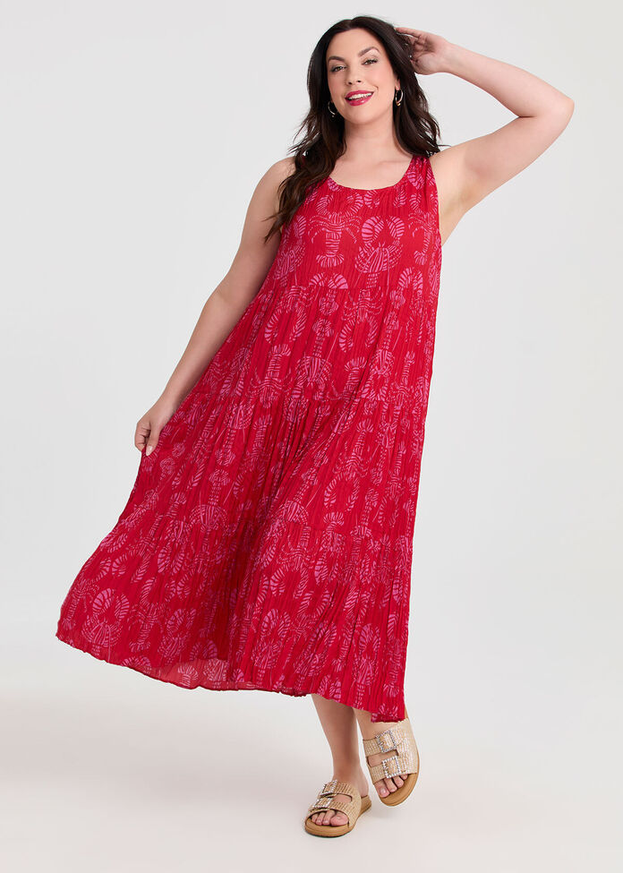 Sienna Pleat Dress, , hi-res