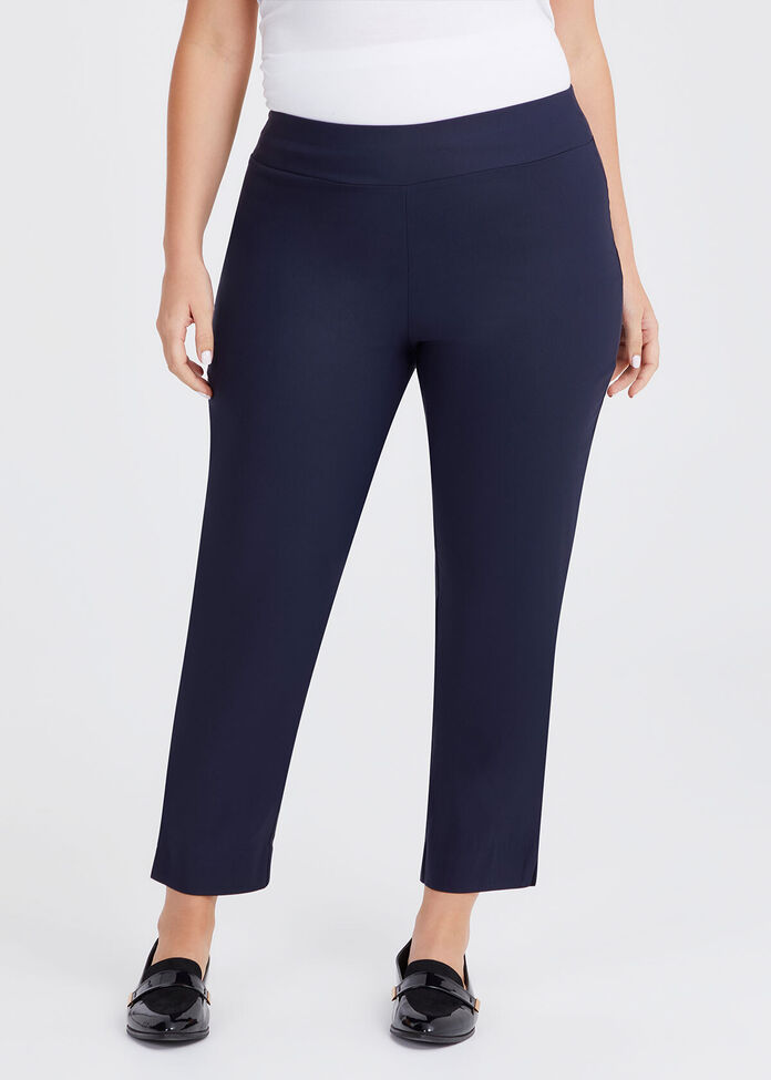 Shop Plus Size Editorial Work Pant, Navy Taking Shape AU