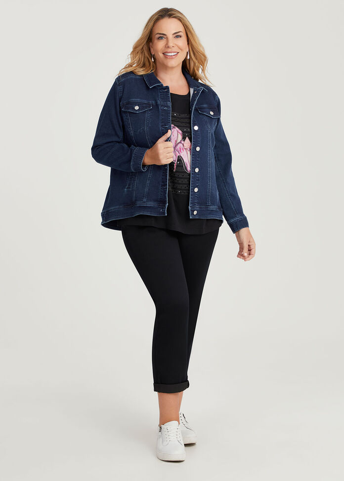 The Best Fit Denim Jacket, , hi-res