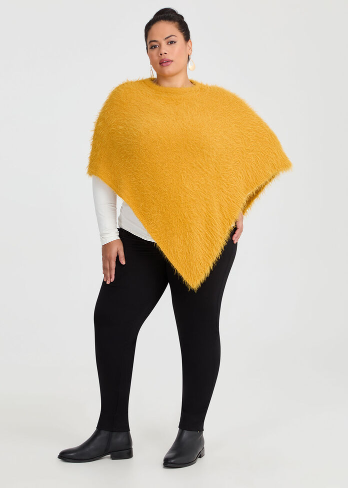 Fuzzy Poncho, , hi-res