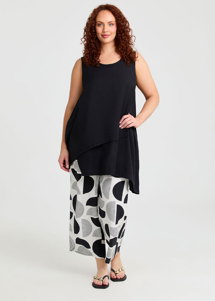 Natural Layering Sleeveless Top, , hi-res