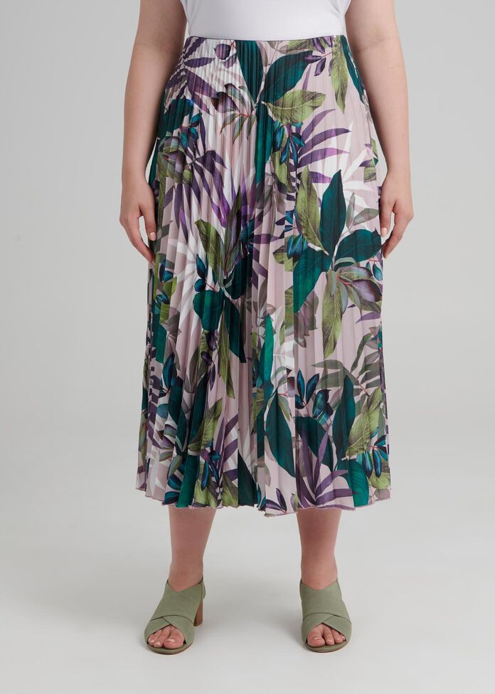 Deja Vu Pleat Skirt, , hi-res
