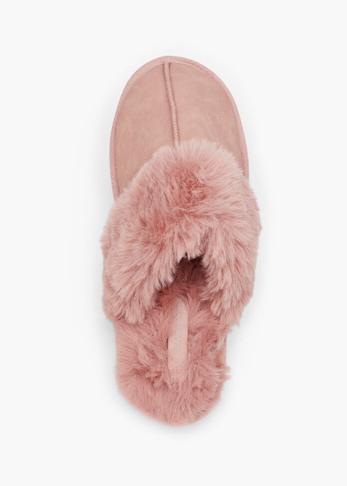 Fluffy Scuff Slipper, , hi-res