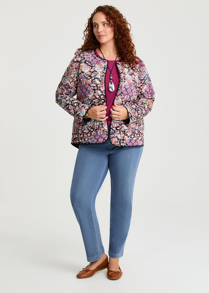 Natural Boho Reversible Jacket, , hi-res