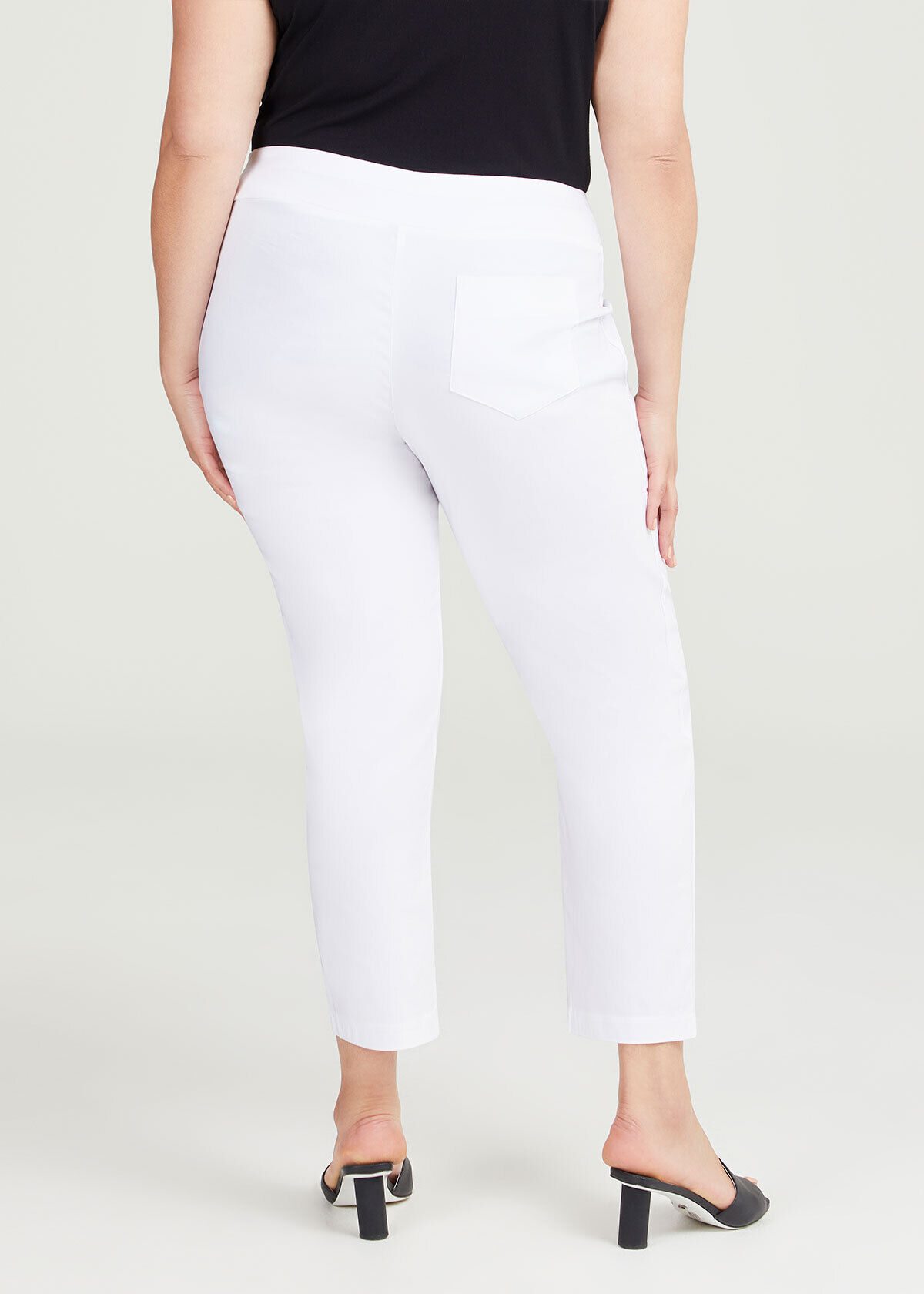Plus size 2024 white slacks