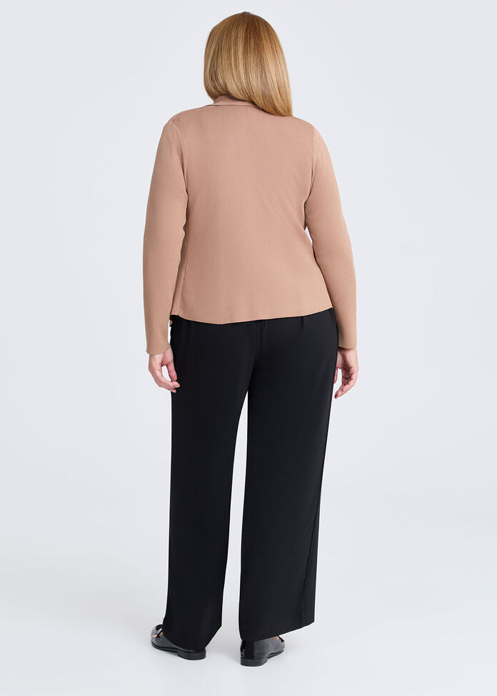 Shop Plus Size Urban Milano Natural Cardigan, Brown | Taking Shape NZ