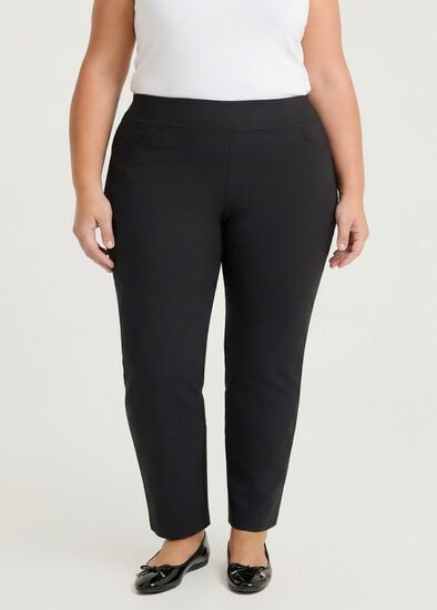 Plus Size Editorial Pocket Full Length Pant