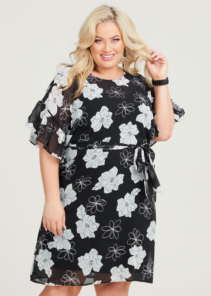 Shop Plus Size Lily Event Tunic Dress in Black | Taking Shape AU